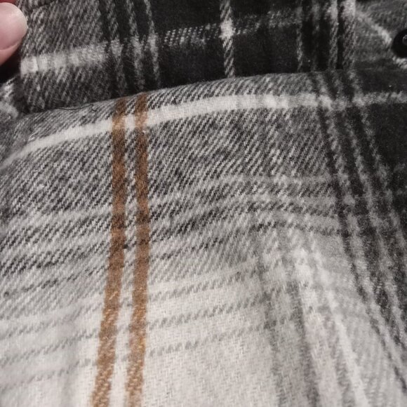 Shein Lune Plaid Print Plus Size Button Front Sleeveless Vest Jacket Women's 2XL - Picture 8 of 12